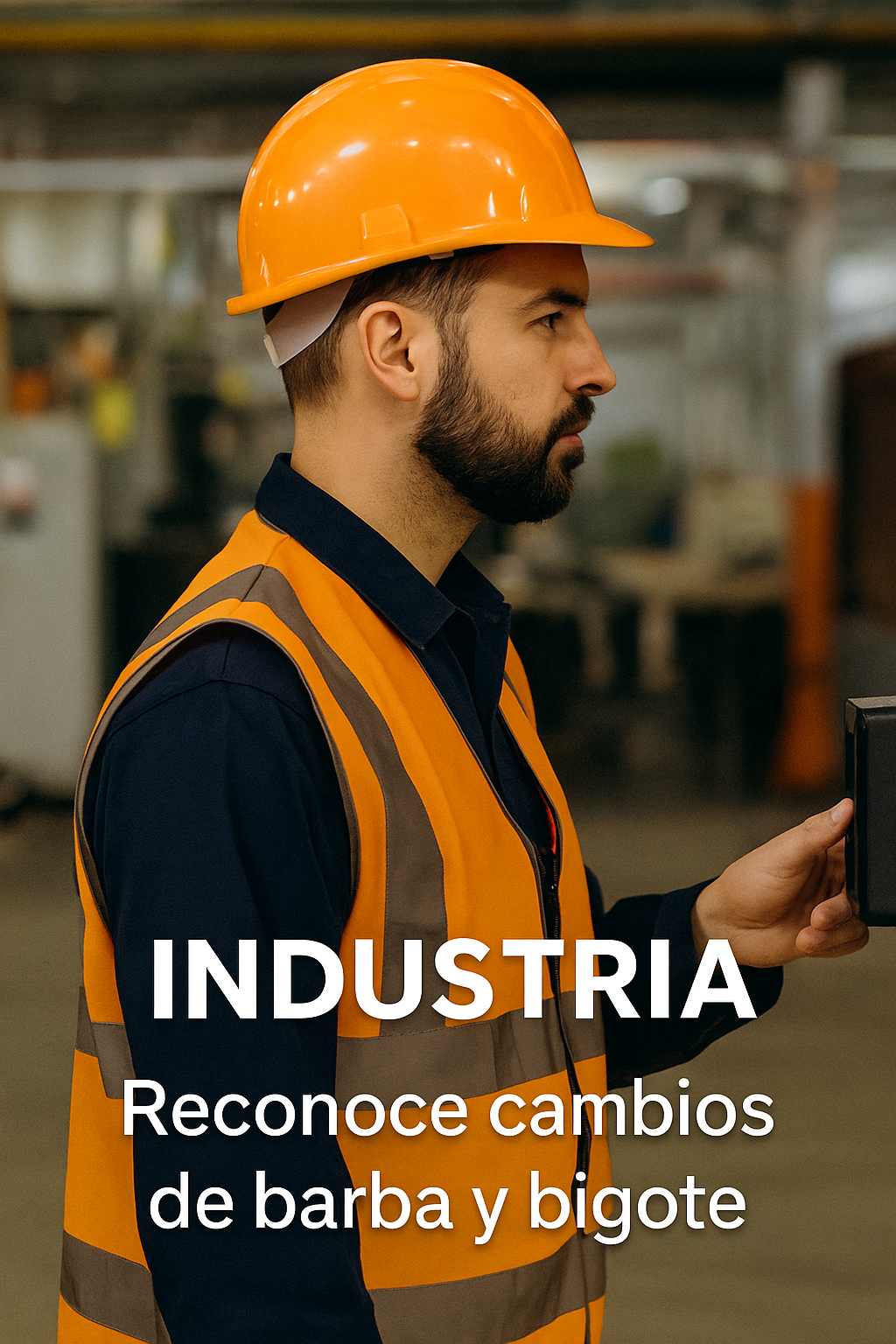 Reloj checador en industria